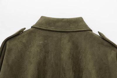 FAUX BOMBER JACKET